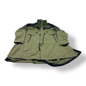 Nike x Sacai Trench Jacket Mens XXL Medium Olive Black DQ9027-222 Hybrid Parka